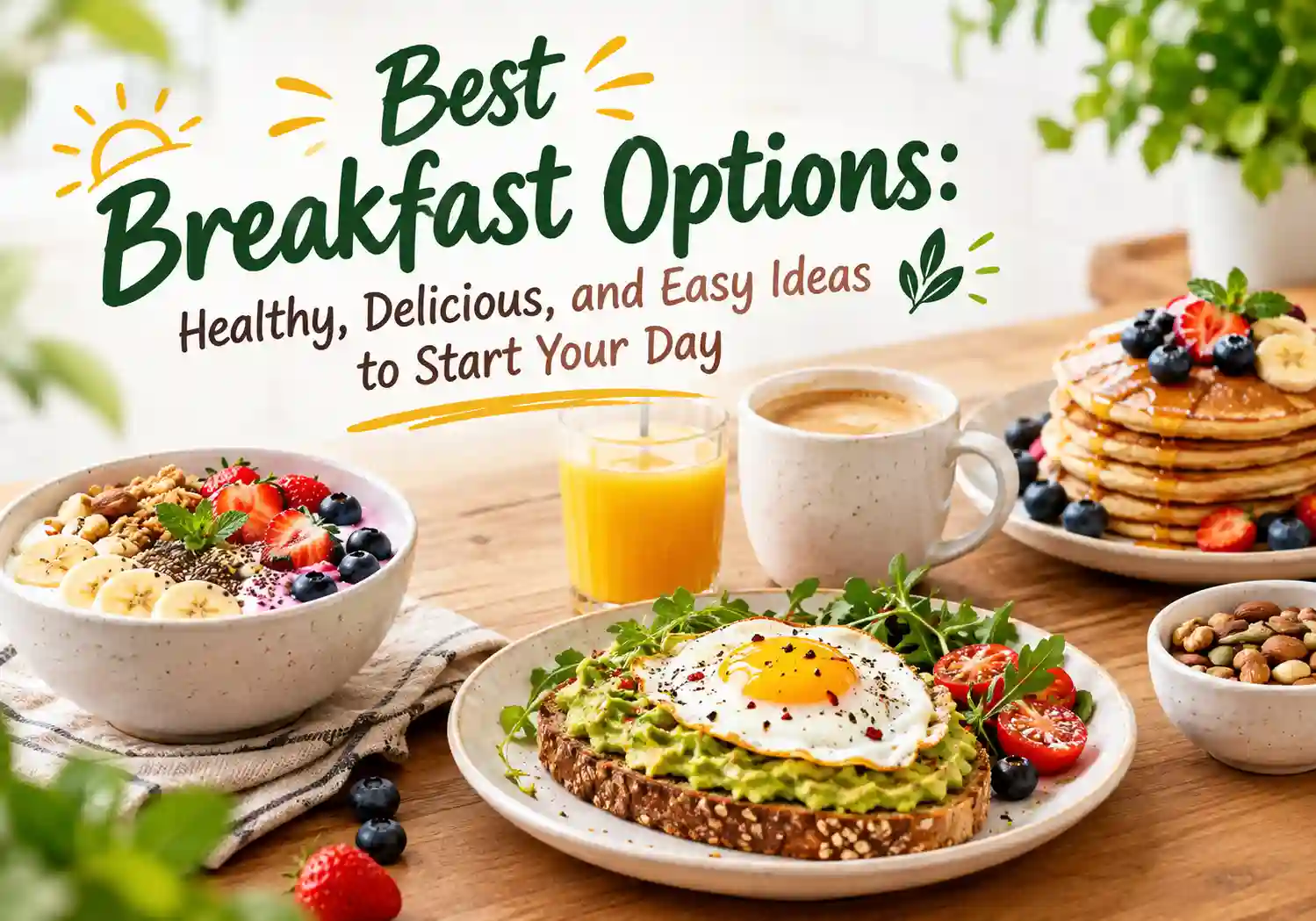 Read more about the article Best Breakfast Options: Healthy, Delicious, and Easy Ideas to Start Your Day